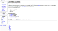 Desktop Screenshot of progopedia.com