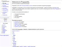 Tablet Screenshot of progopedia.com